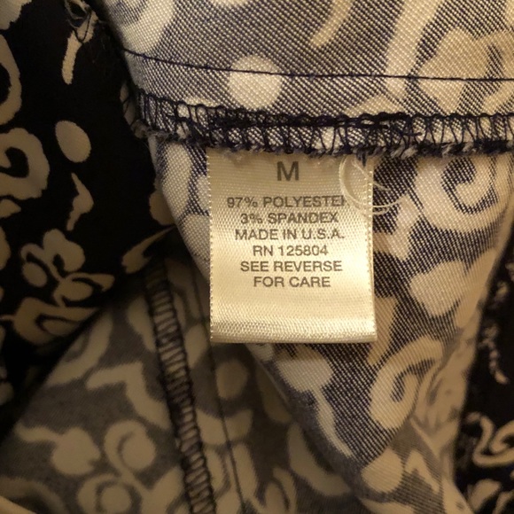 Dressbarn Shirts(1)-Blue&White (2)-Brown&White B13 - Picture 5 of 10